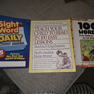 Children's Educational Book Set Of 3